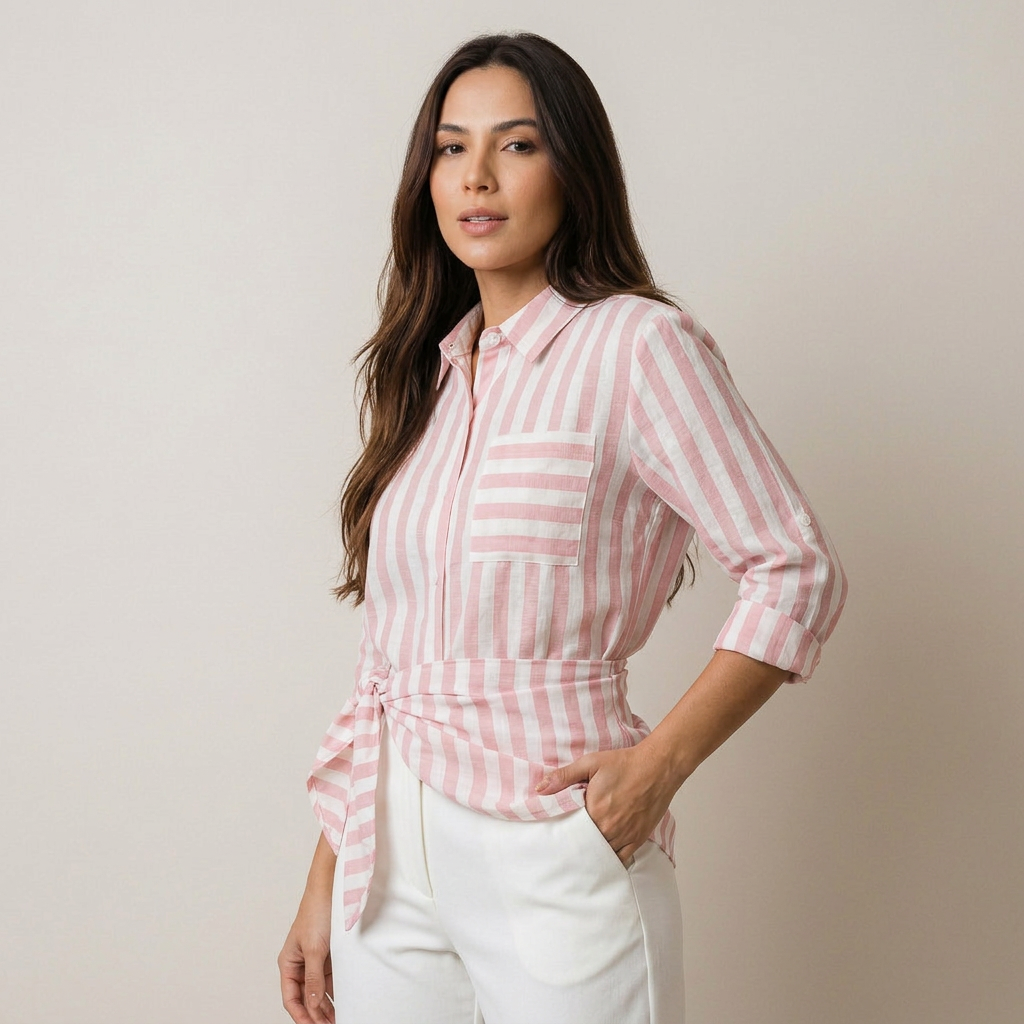 Camisa amalfi listrada