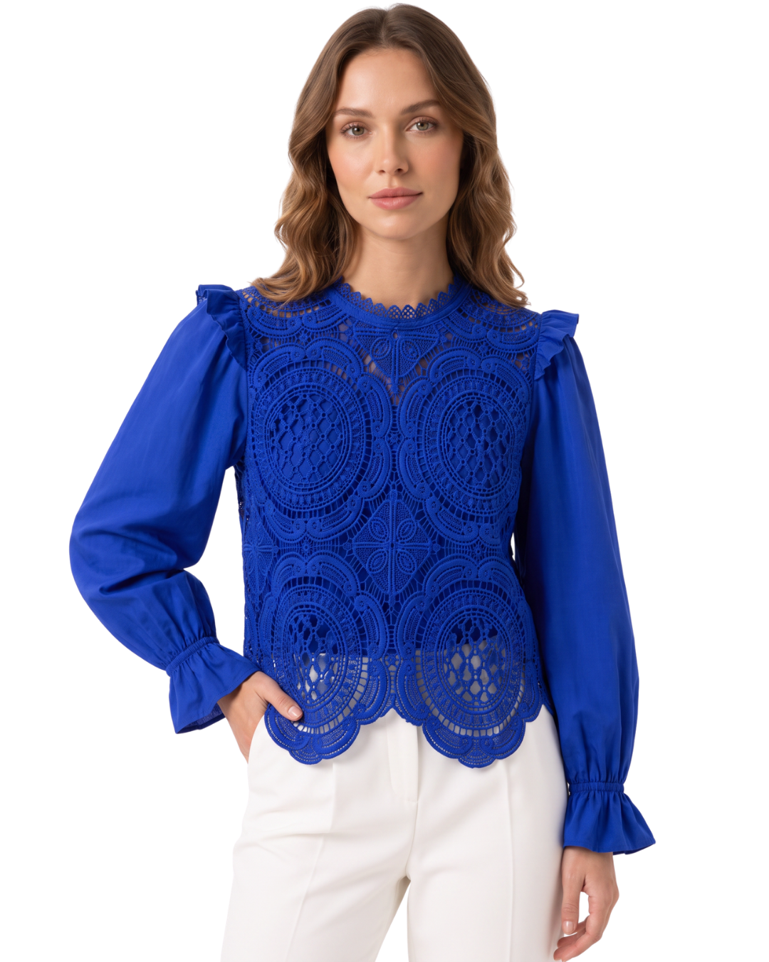 Blusa Medalhao de Renda