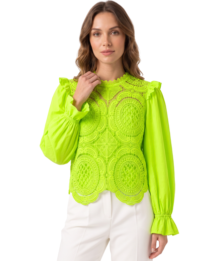 Blusa Medalhao de Renda