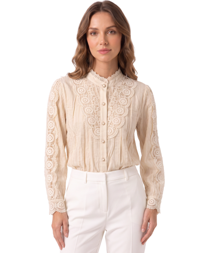 Blusa Jardim Bordado