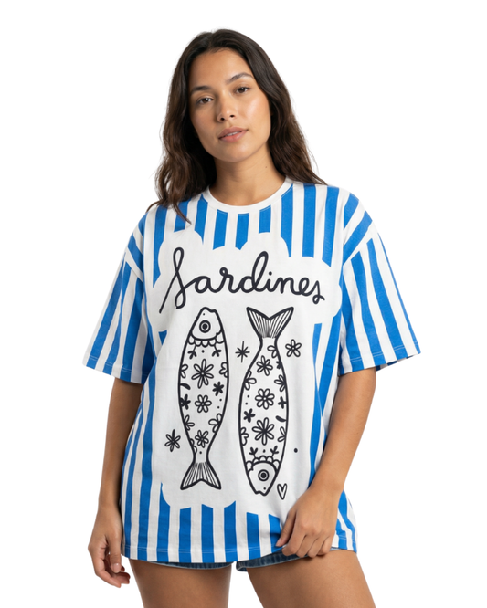 T-shirt - Sardines azul
