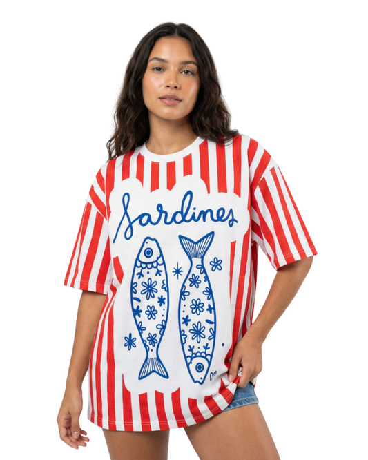 T-shirt - Sardines vermelha