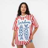 T-shirt - Sardines vermelha