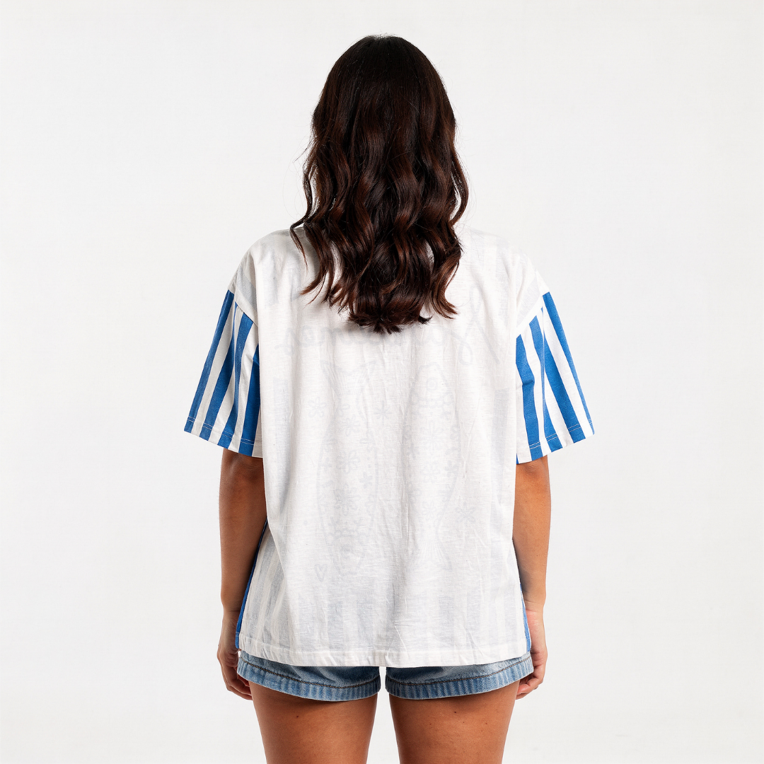T-shirt - Sardines azul