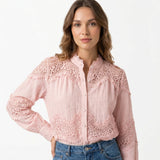 Blusa provence rendada