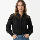 Blusa provence rendada