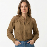 Blusa provence rendada