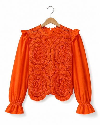 Blusa Medalhao de Renda