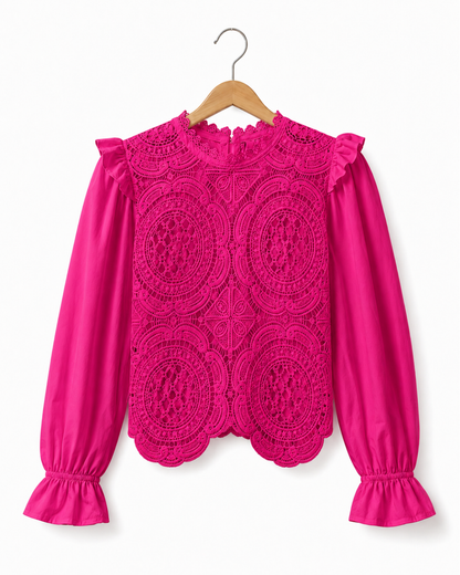 Blusa Medalhao de Renda