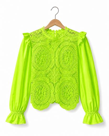 Blusa Medalhao de Renda
