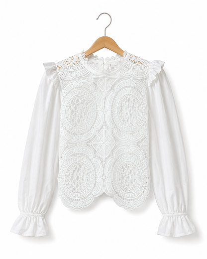 Blusa Medalhao de Renda