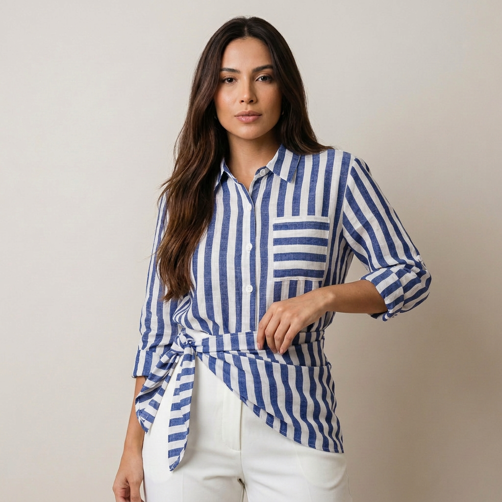 Camisa amalfi listrada