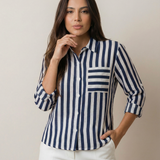 Camisa amalfi listrada - sem laço