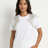 Blusa lumiere bordado duplo
