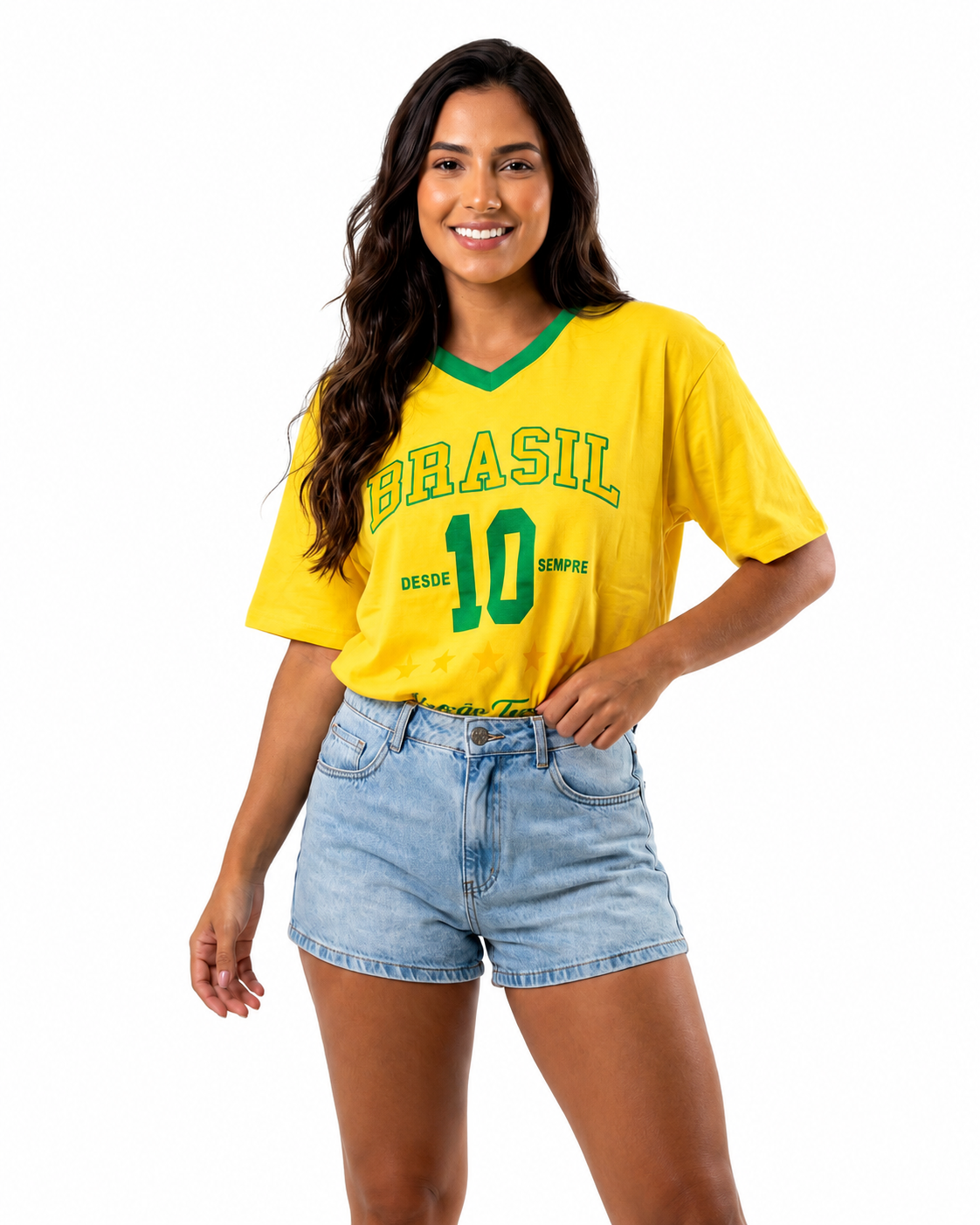 T-shirt - Brasil amarelo