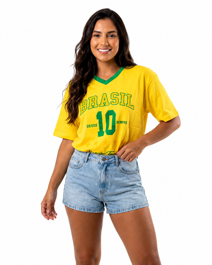 T-shirt - Brasil amarelo