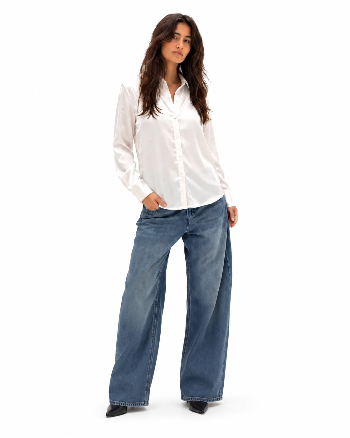 Camisa Sophia satin