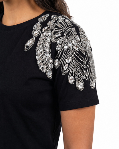 Blusa Royale pedraria