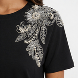 Blusa lumiere bordado duplo
