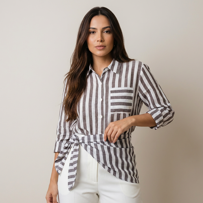 Camisa amalfi listrada