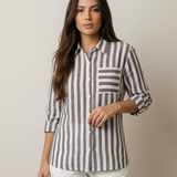 Camisa amalfi listrada - sem laço