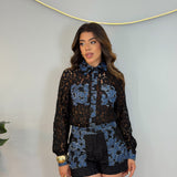 Conjunto capri lace