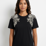 Blusa lumiere bordado duplo