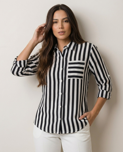 Camisa amalfi listrada - sem laço