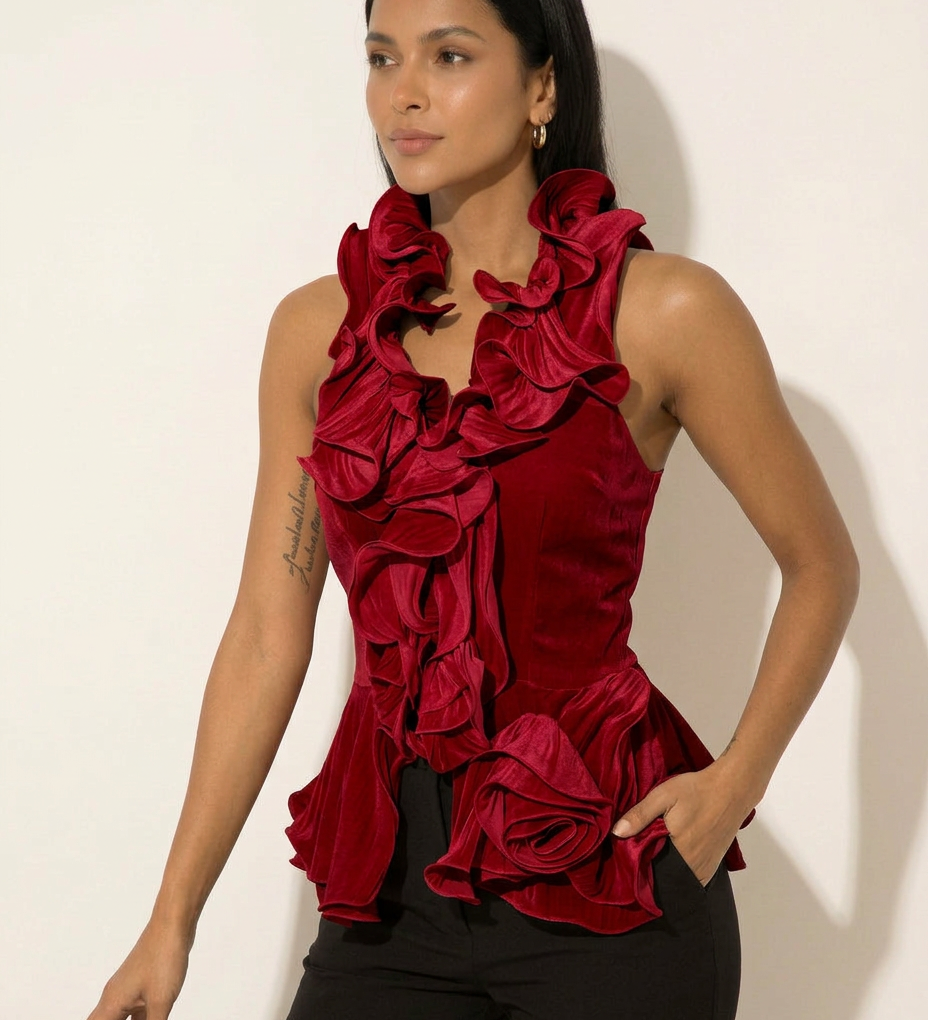 Blusa firenze babados