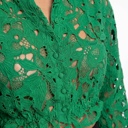 Blusa allure rendada